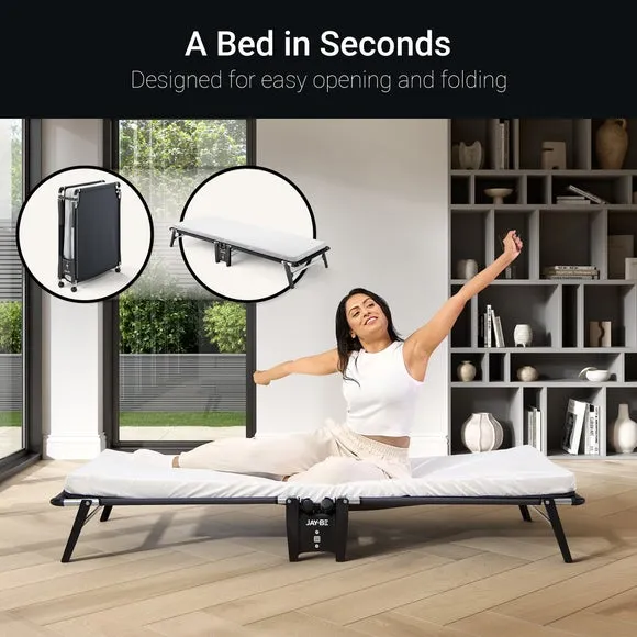 Jay-Be Hideaway Folding Bed with e-Fibre Mattress 4