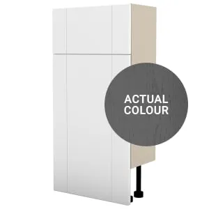 Duarti By Calypso Highwood 400mm Floor Reaching Slimline Toilet Unit - Panther Grey
