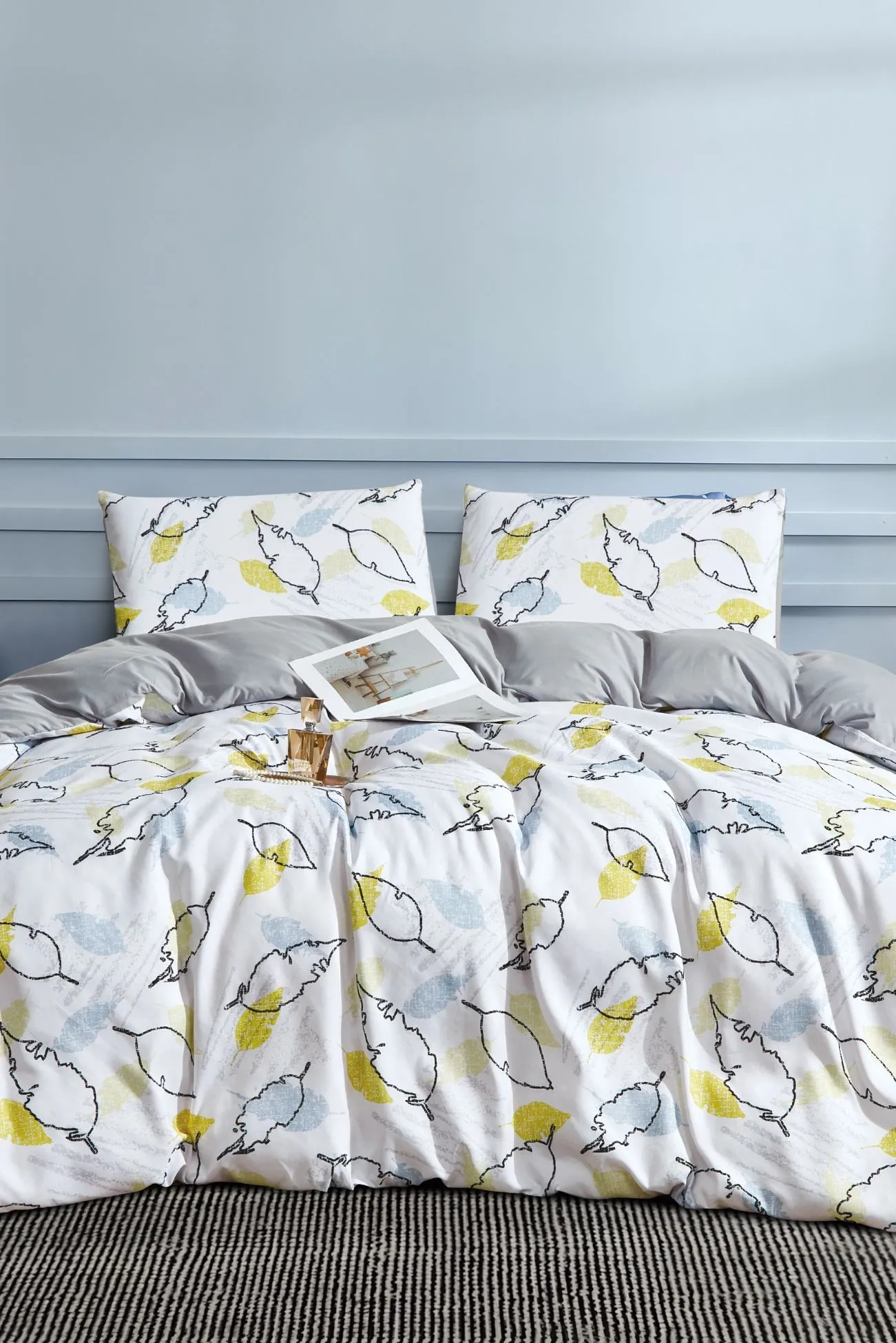 Ezysleep Willow Floral Printed Duvet Set - Double, Multi