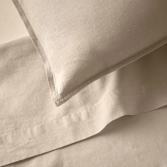 Cotton Linen Duvet Cover & Pillowcase Set 4