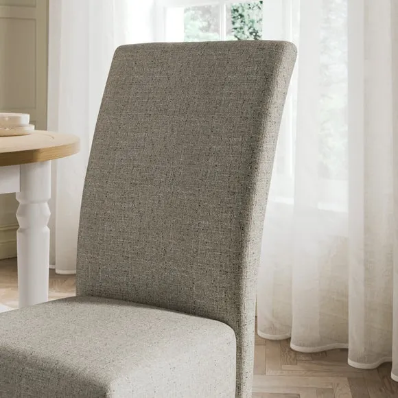 Aiden Set of 2 Dining Chairs, Boucle 4