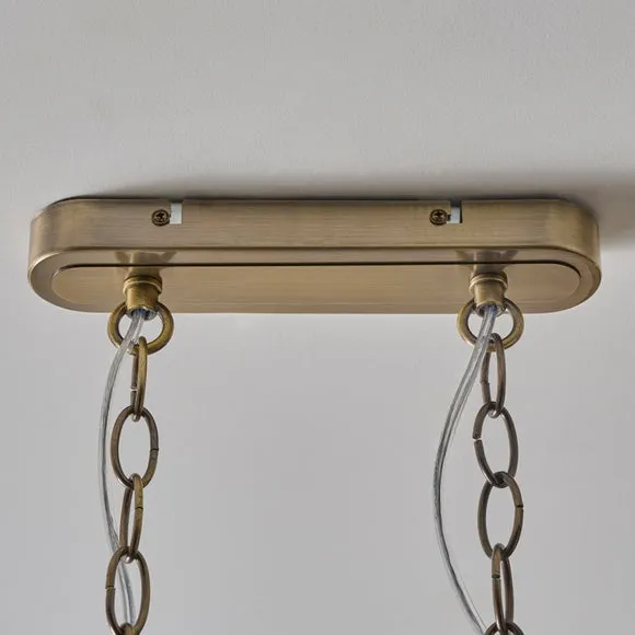 Amesbury Industrial 4 Light Adjustable Diner Ceiling Light 4