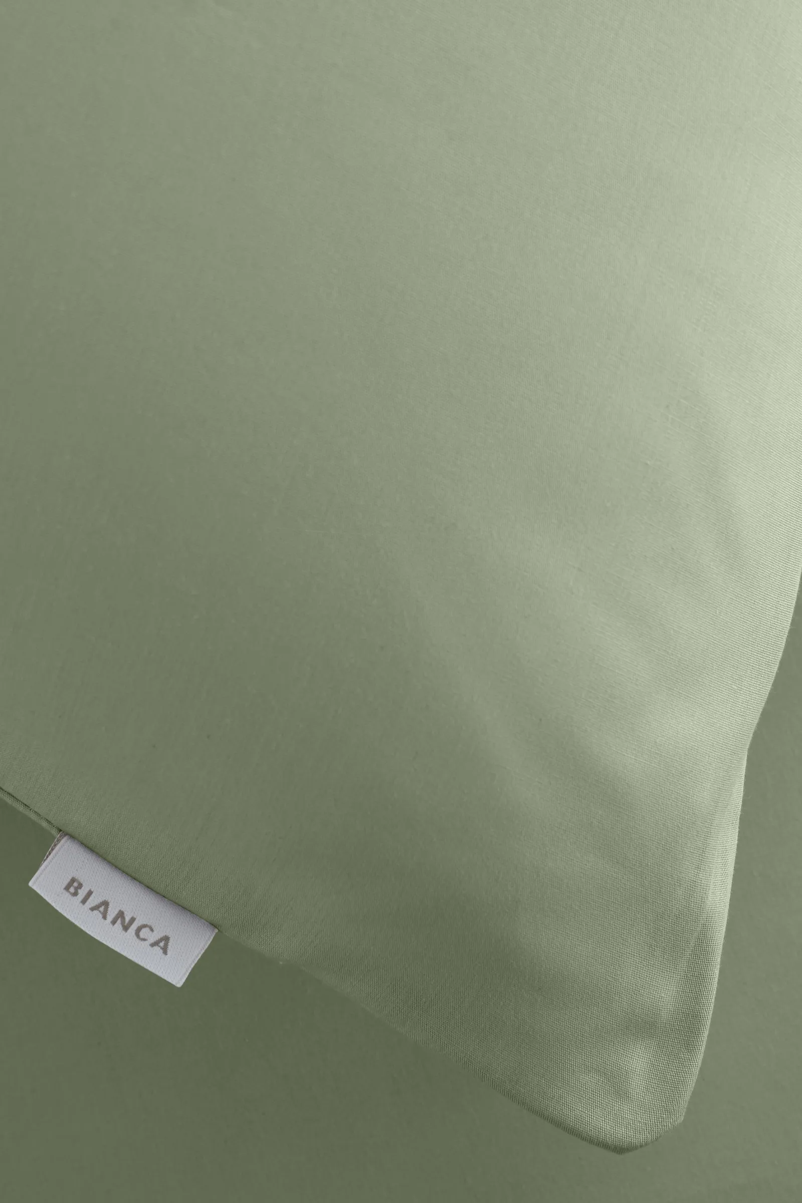 Bianca '200 Thread Count Cotton Percale' Standard Pillowcase Pair in Green 3