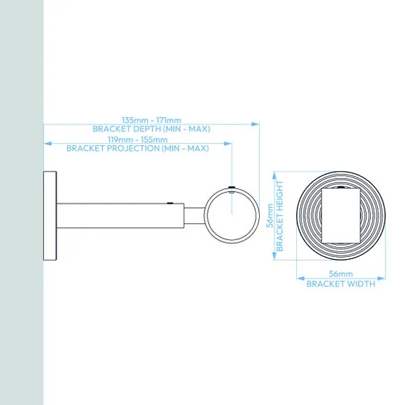 Trinity Ribbed Extendable Metal Eyelet Curtain Pole 4