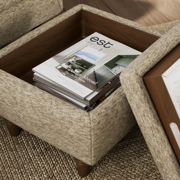 Charnwood Blended Chenille Storage Footstool 4