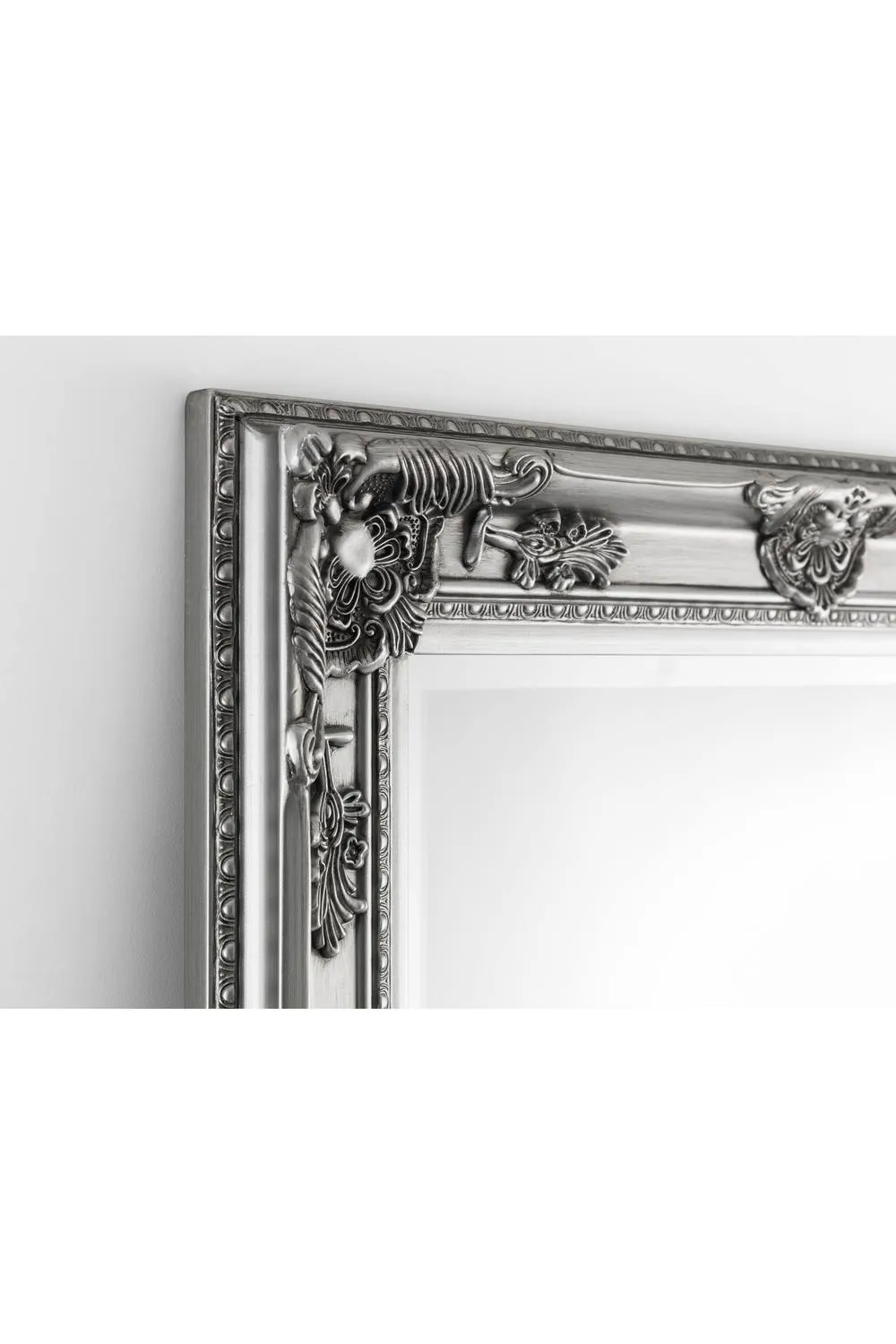 Julian Bowen Palais Lean-To Dressing Mirror in Silver 4