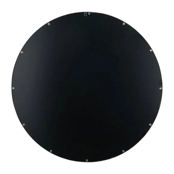 Antique Bronze Metal Round Wall Mirror 5