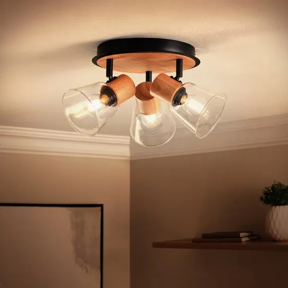 Zoya Industrial 3 Light Adjustable Spotlight 2