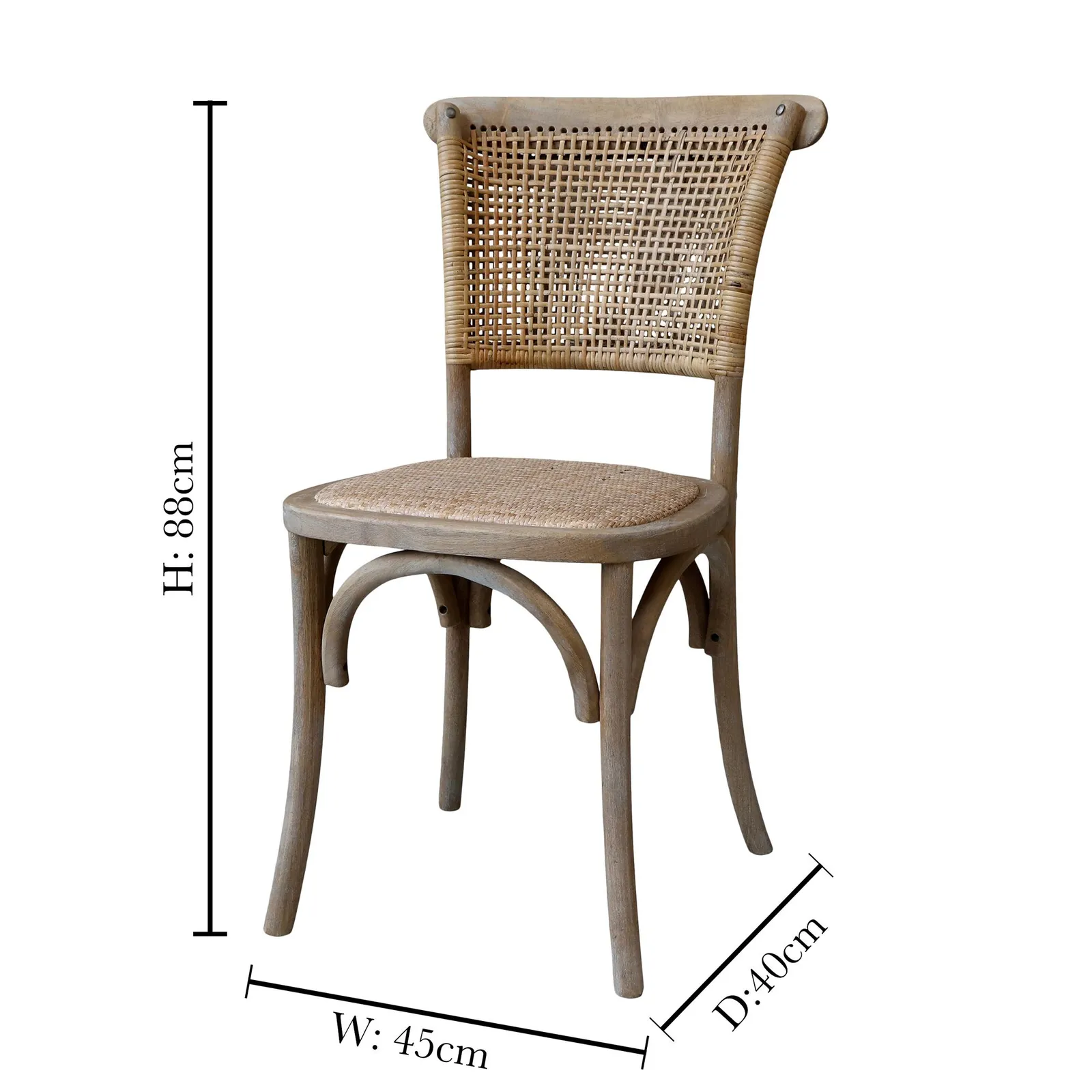 Dibor Set of 2 Grey Indoor Outdoor Seat Pads Chair Cushions L40cm x W40cm 6