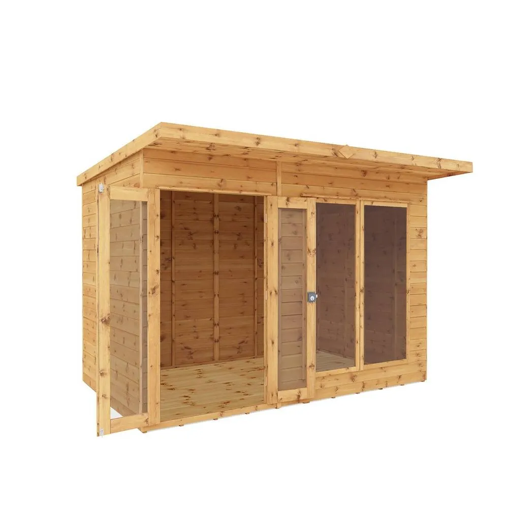 Mercia 10 x 6 Feet Maine Pent Summerhouse - L233.8 x W302.8 x H217 cm - Brown 3