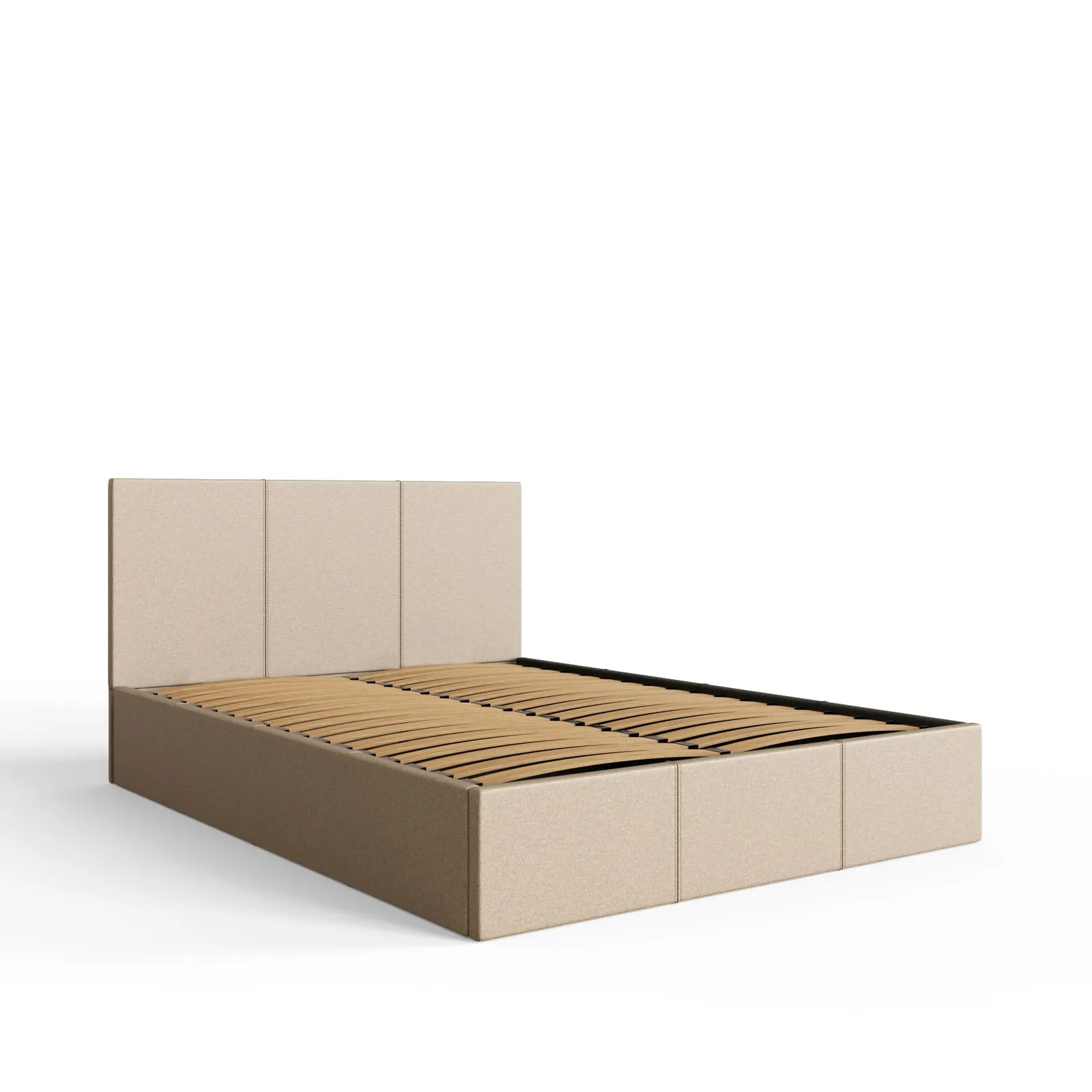 GFW Side Lift Ottoman Storage Bed in Natural 6