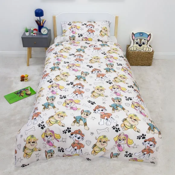 Paw Patrol Sketchy Polycotton Duvet Cover & Pillowcase Set 4