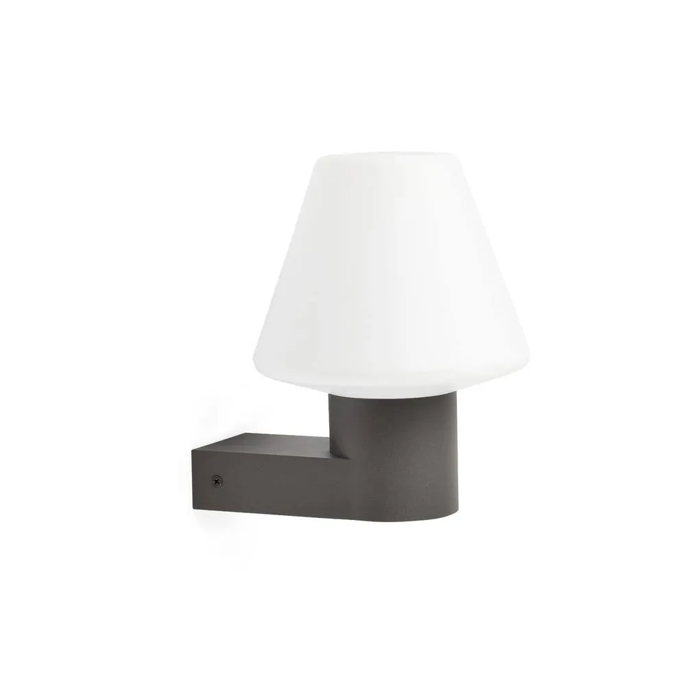 Netlighting Mistu Outdoor Modern Wall Lamp Dark Grey 1x E27 IP44