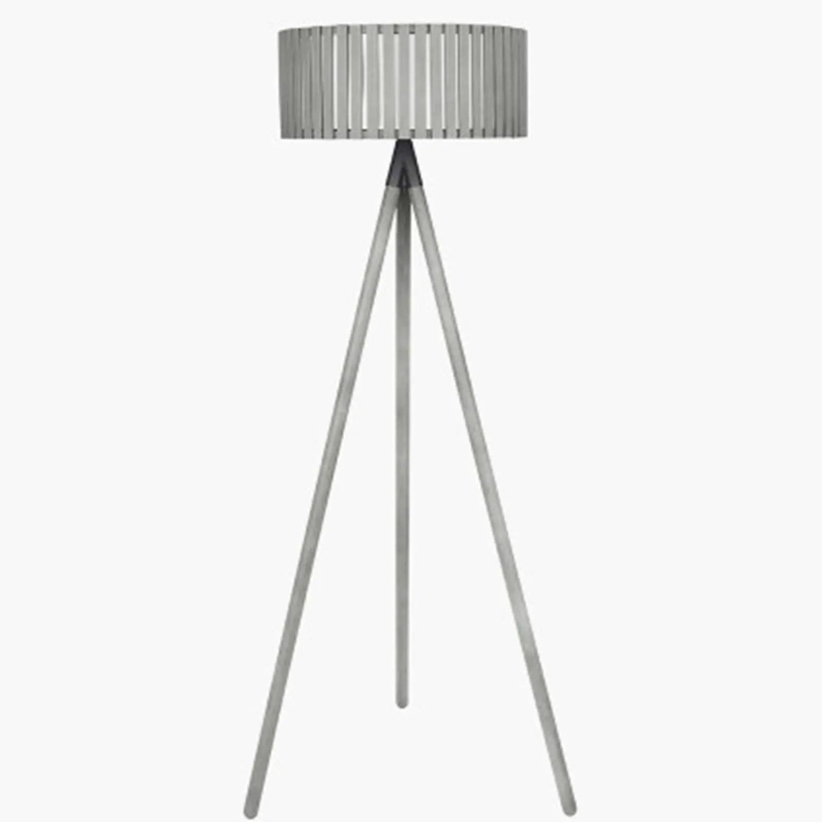 Grey Wash Wood Floor Lamp | Barker & Stonehouse