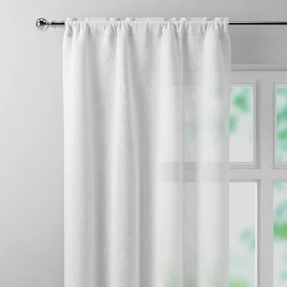 Crushed Slot Top Single Voile Panel 1