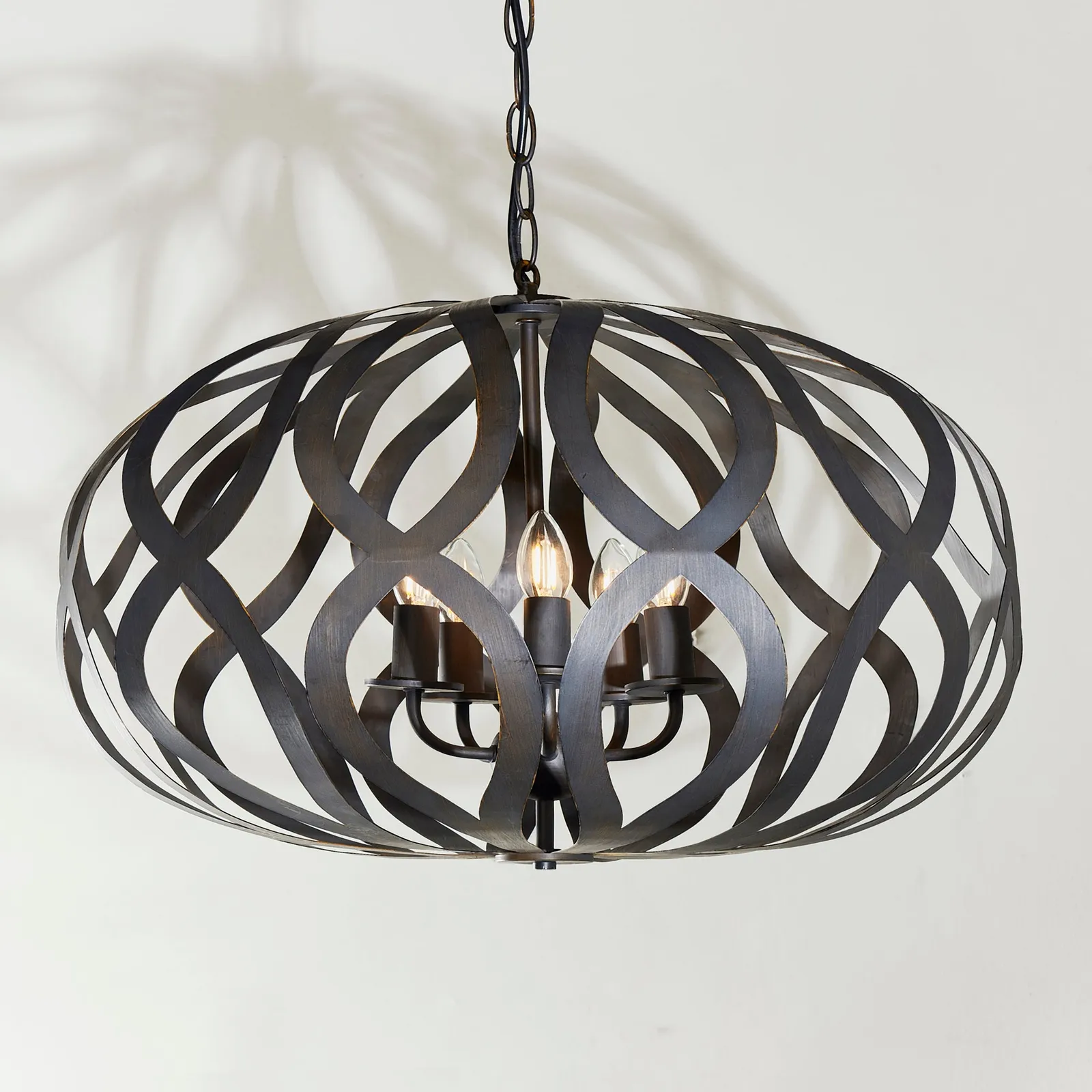 Vogue Bamberg 5 Light Pendant Fitting Bronze