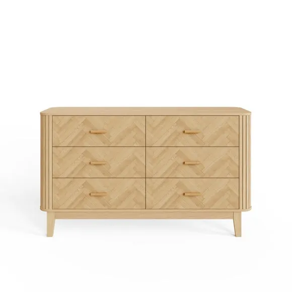 Dex Chevron 6 Drawer Chest 5