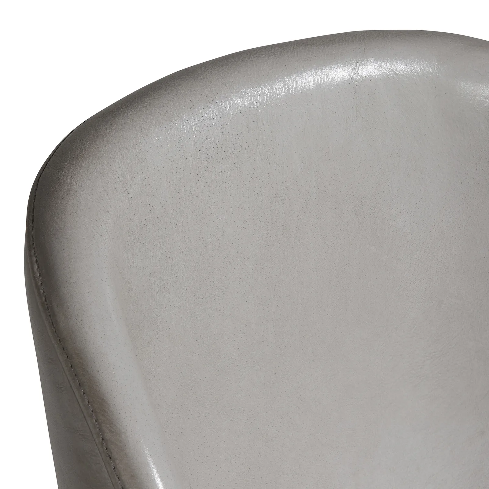 Pure Furniture Reyna Dining Chair, Grey Leather | Barker & Stonehouse 4