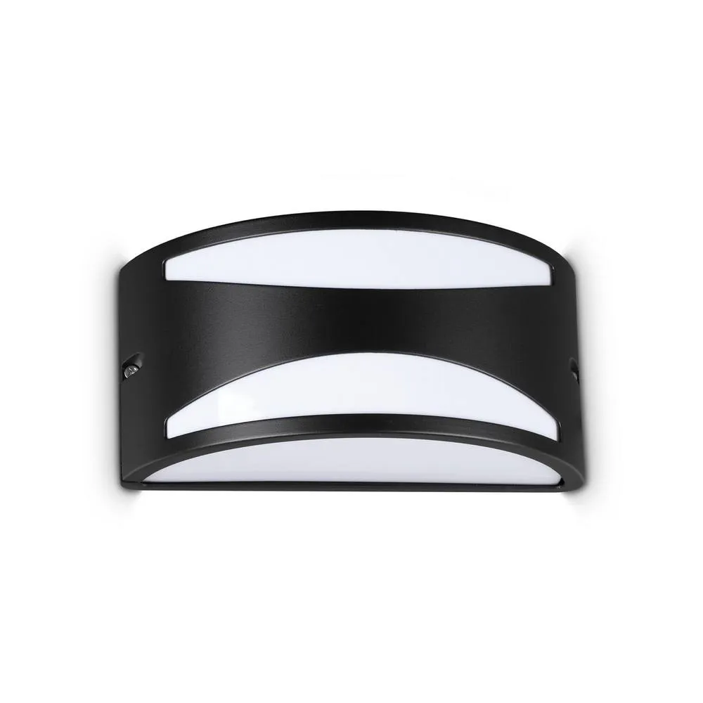 Netlighting Rex Outdoor Flush Wall Lamp Black 1x E27 IP44
