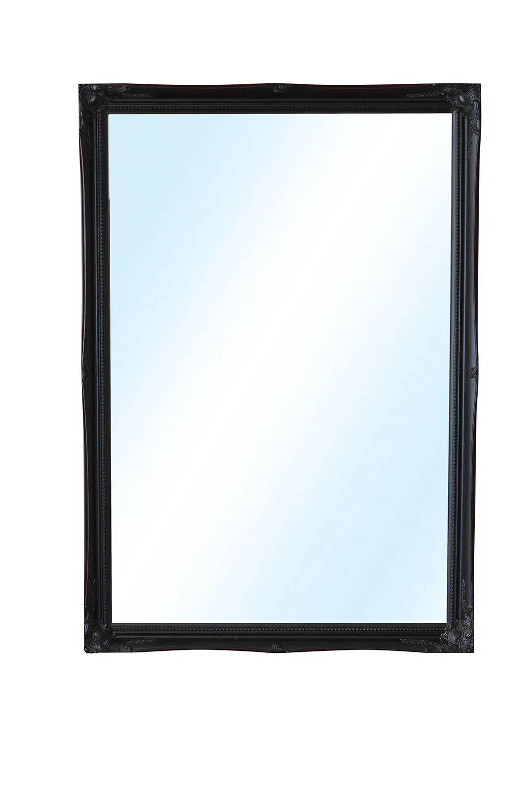 MirrorOutlet Fraser Black Beaded Dress Mirror 102cm x 72cm 2