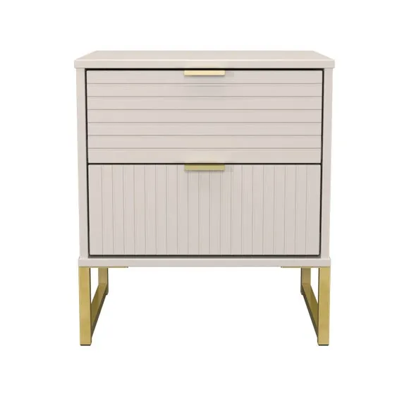 Harborne 2 Drawer Bedside Table 2