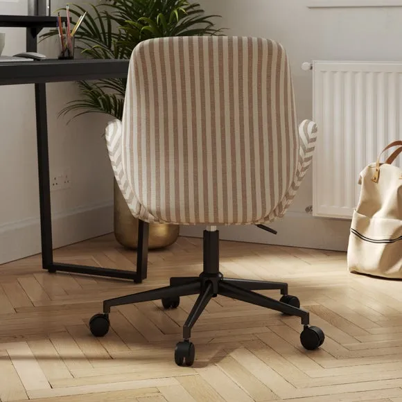 Ginny Linford Stripe Swivel Office Chair 2