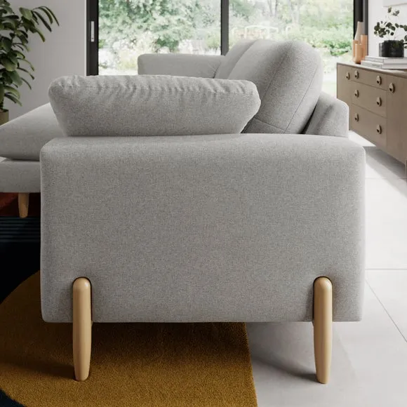 Apollo Soft Texture Corner Chaise Sofa 2
