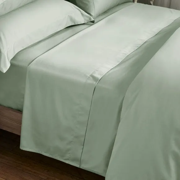 Dorma Luxe Egyptian Cotton Sateen Flat Sheet 1