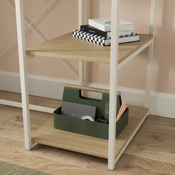 Francesco Open Storage Desk 3