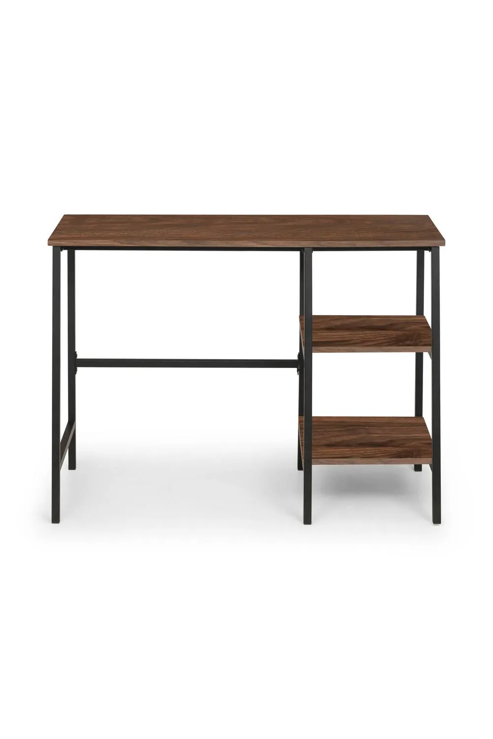 Julian Bowen Tribeca Desk with Shelves in Walnut 5