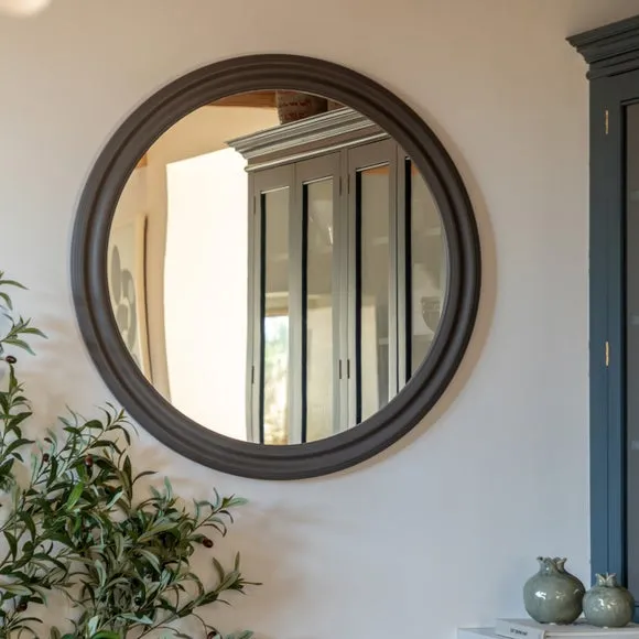 Cedar and Sage Meadow Round Wall Mirror 1