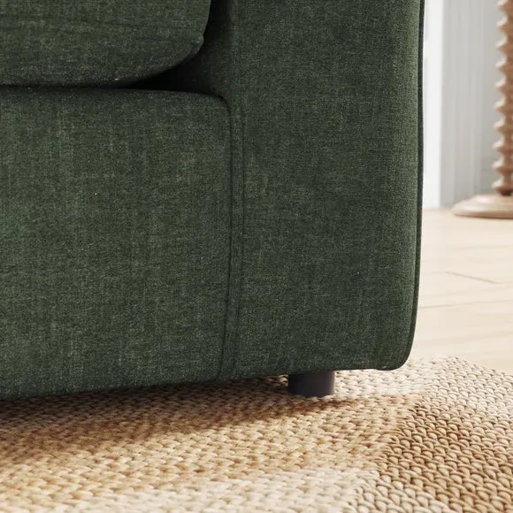 Flori Tonal Plush Chenille 2 Seater Sofa Bed 3
