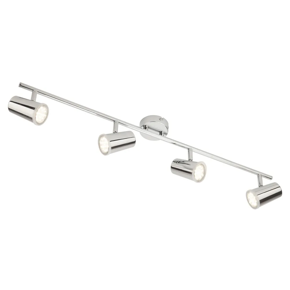 Frida Bathroom Ceiling Spotlight Bar, Chrome