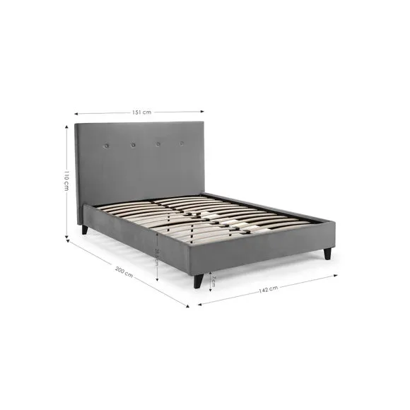 Shoreditch Fabric Bed Frame 4