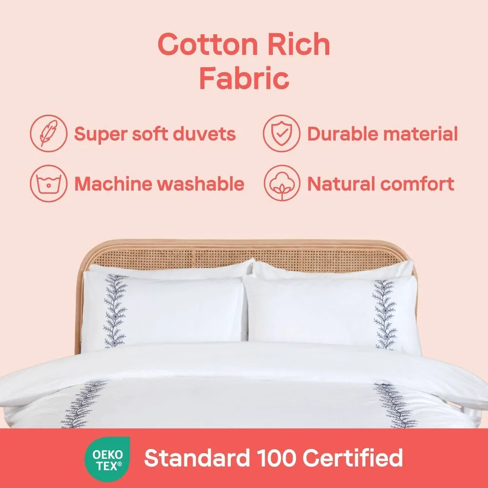 Rapport Home Ellie Floral Polycotton Duvet Cover Set with Pillowcase 6