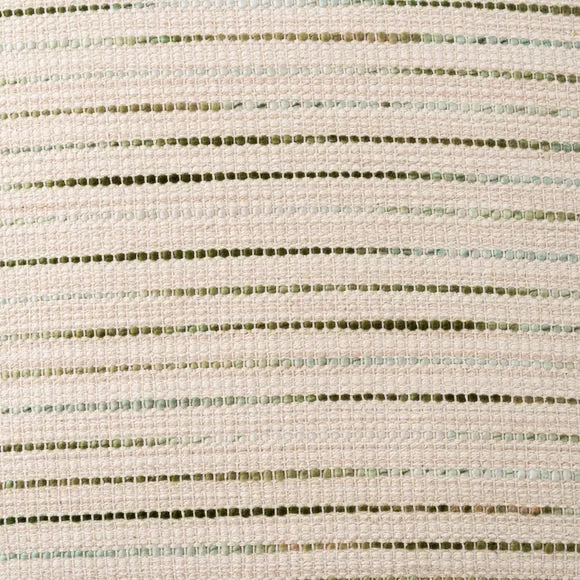 Ava Stripe Sage Cushion 2