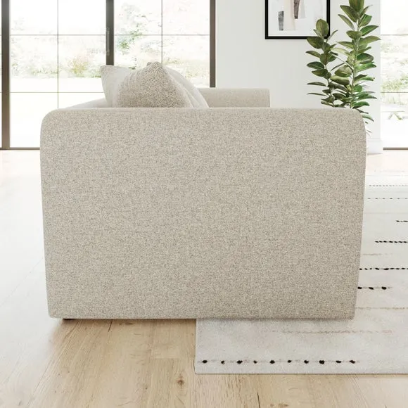 Blake Basket Weave Texture 4 Seater Sofa 2