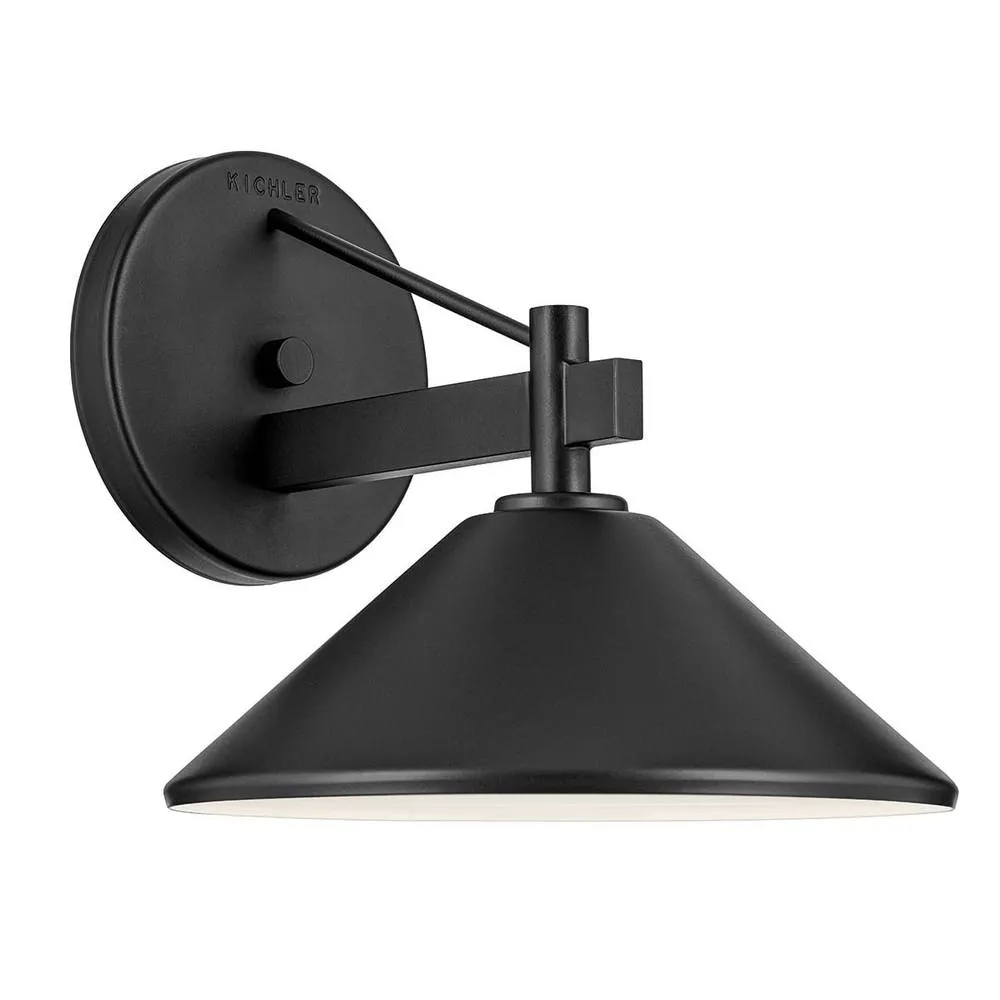 Netlighting Ripley Medium Wall Lantern Black IP44