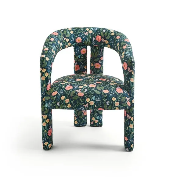 Lucilla Dining Chair, Spring Garden Print 6