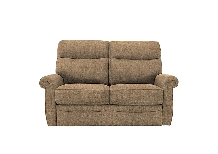Avon 2 Seater Fabric Sofa - No Recliner - Boucle Cocoa