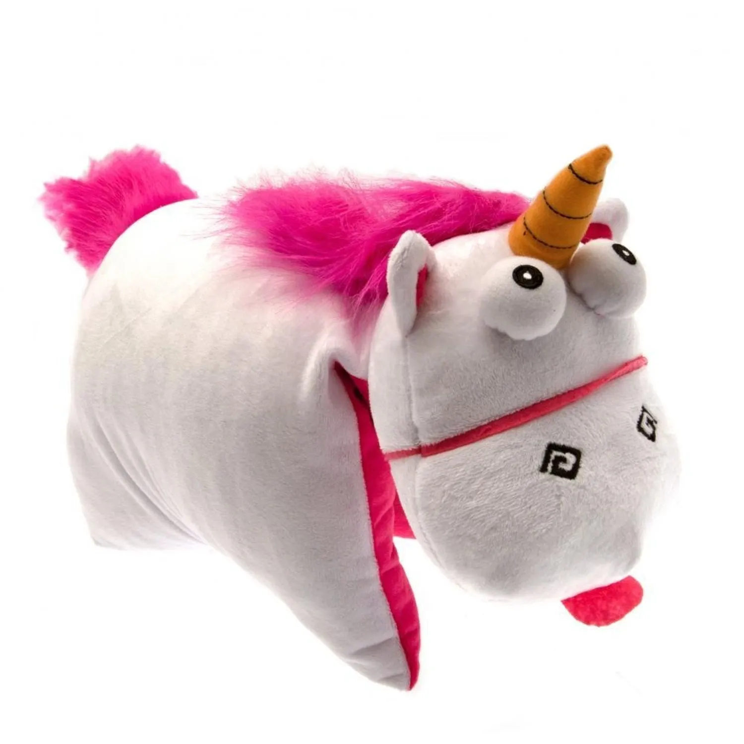 Despicable Me Official Fluffy Unicorn Folding Cushion in White