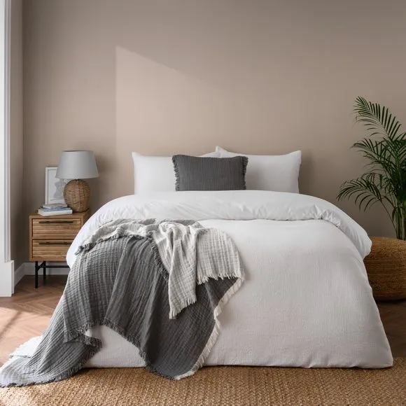 Reversible Muslin Cotton Throw Blanket 3