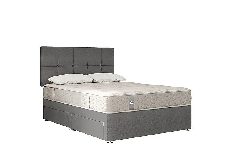 Eaglesfield Divan Set - King Size - Wool Silver Fox