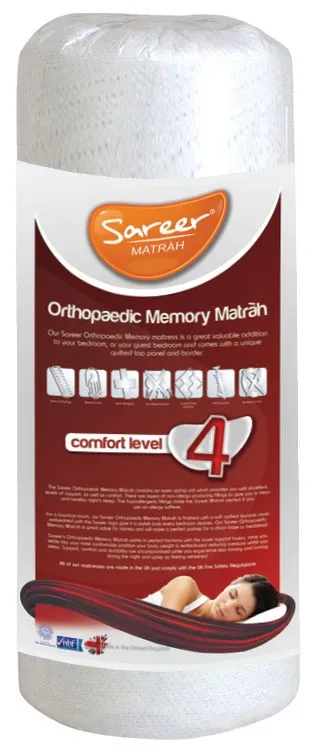 Sareer Furniture Limited Orthopaedic Memory Foam Mattress in White 4