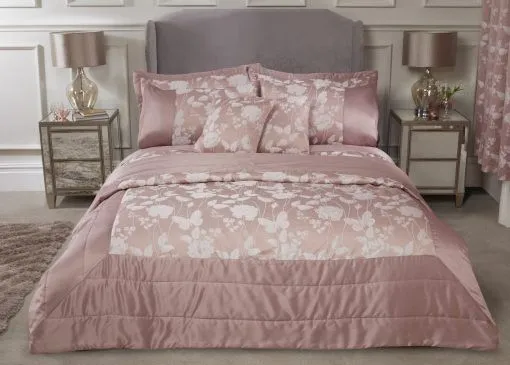 New Edge Blinds Meadows Bedspread in Pink
