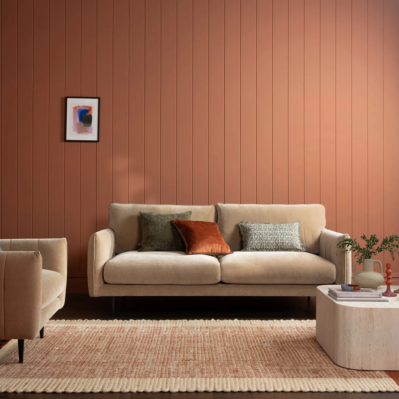 Brea 3 Seater Sofa, Neutral Fabric | Barker & Stonehouse 2