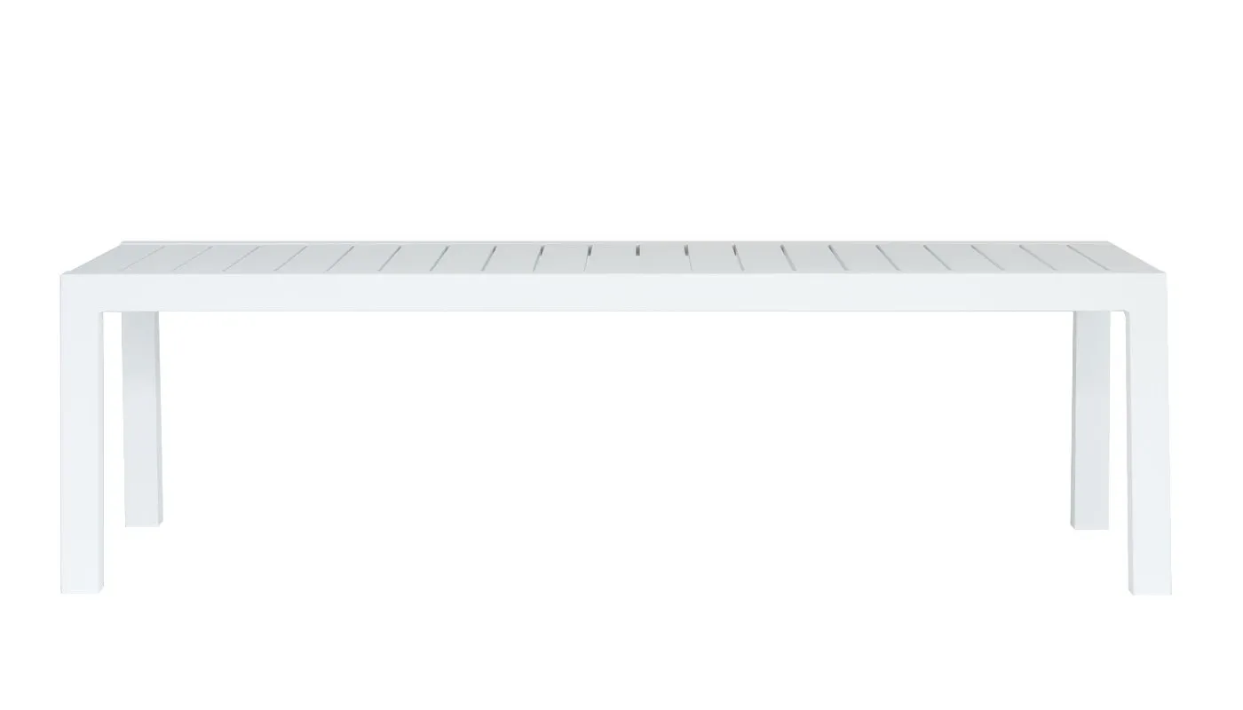 Case Eos Garden Bench White
