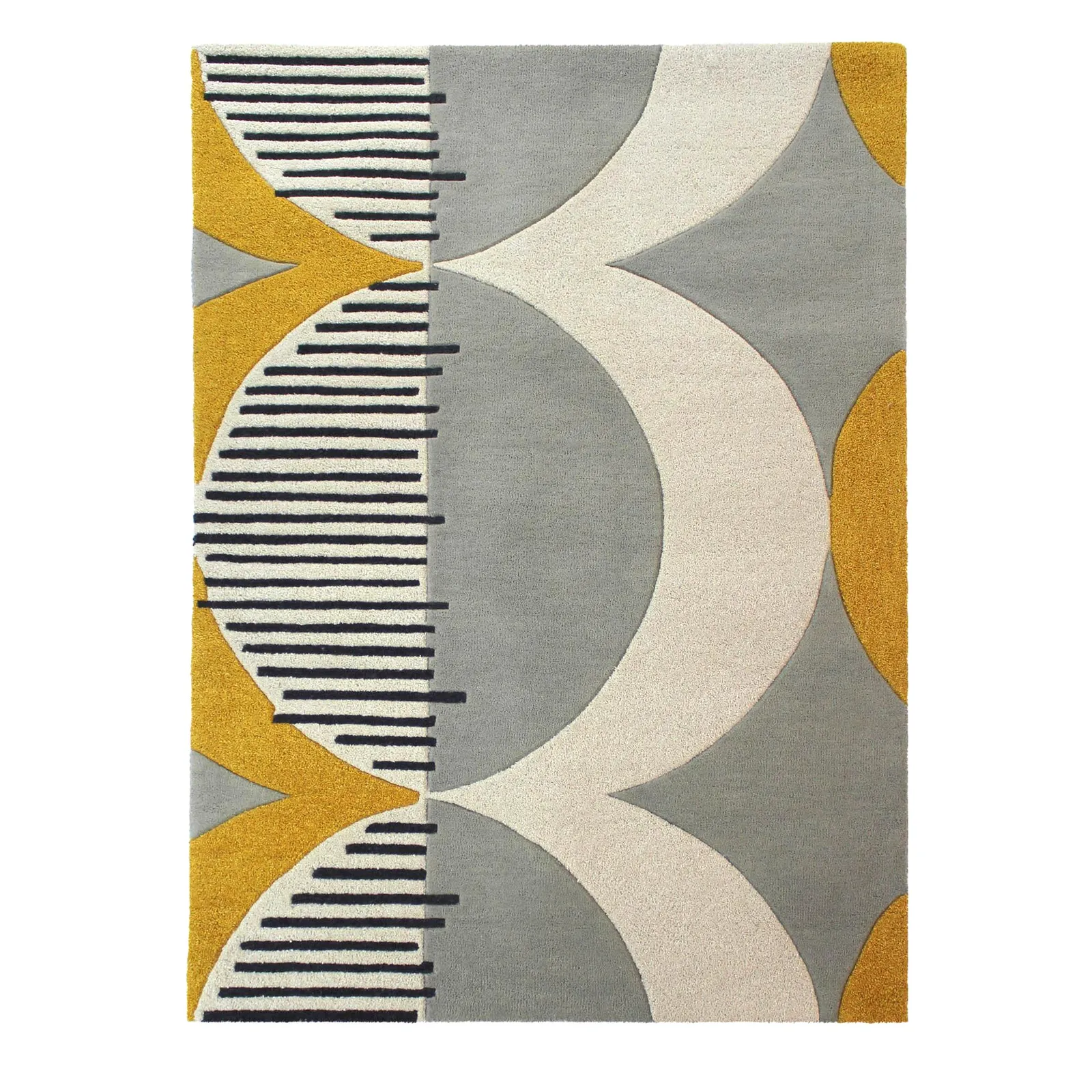 Elements Ochre Shield Wool Rug Ochre