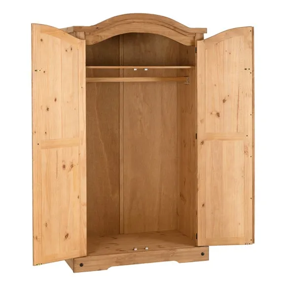 Corona Double Wardrobe, Pine 4