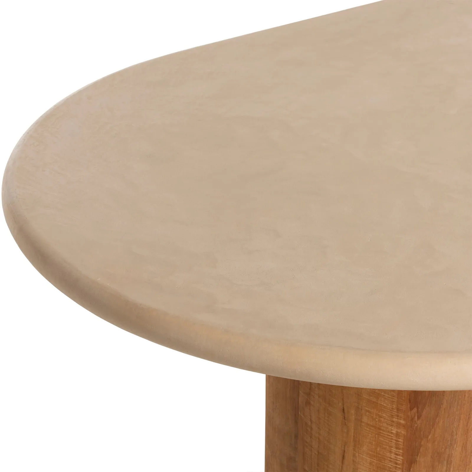 Panama Dining Table 220X100X77Cm, Round, Brown Stone Effect | Barker & Stonehouse 5